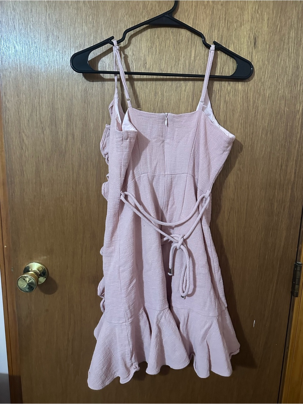 Hello Molly Pink Ruffle Mini Dress - Picture 3 of 9